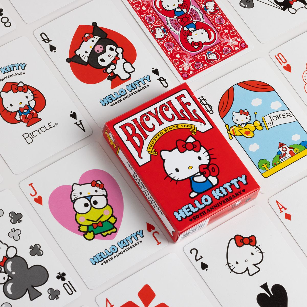 Baraja de poker Hello Kitty- Sanrio 50th anniversary