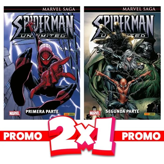 MARVEL SAGA SPIDERMAN UNLIMITED 2X1 (Nº1 Y Nº2)