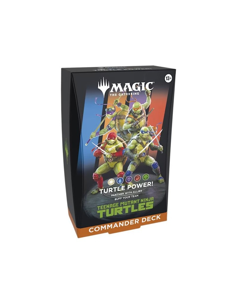 Mazo commander Magic: Turtle Power! MTG X TMNT (INGLÉS)