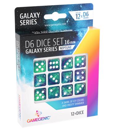 Gamegenic: Neptune D6 Dice Set 16 mm (12 pc)