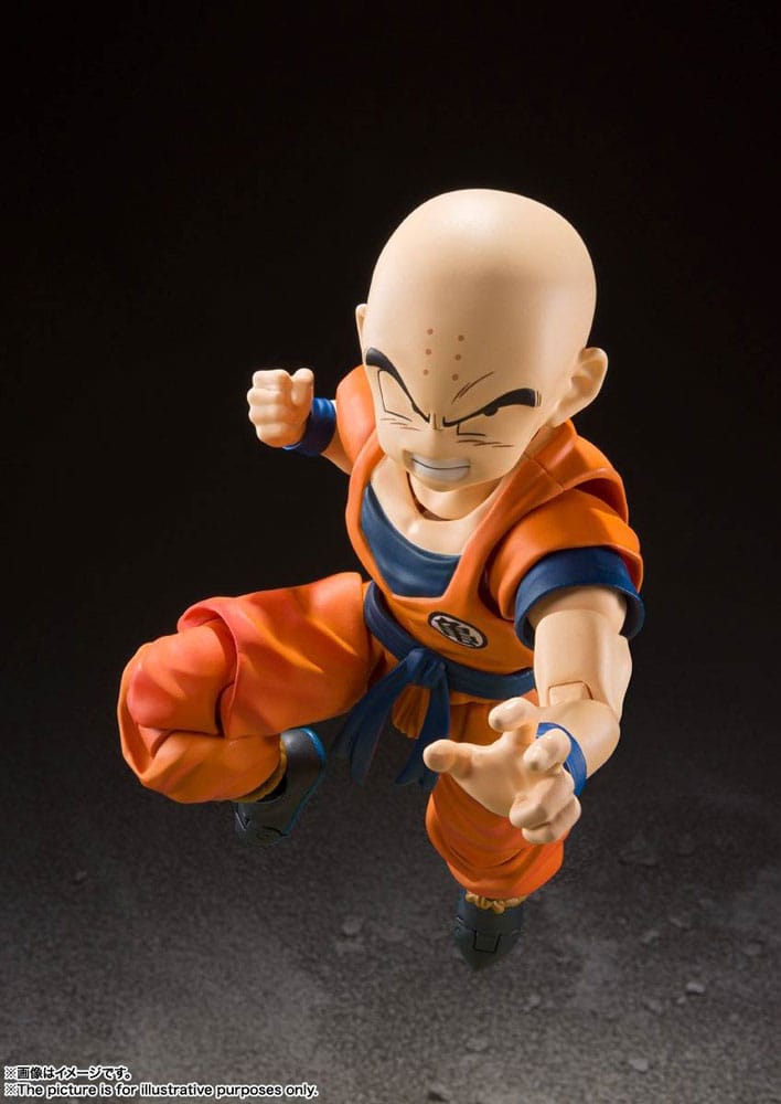 Dragon Ball Z Figura S.H. Figuarts Krillin-Earth's Strongest Man 17 cm