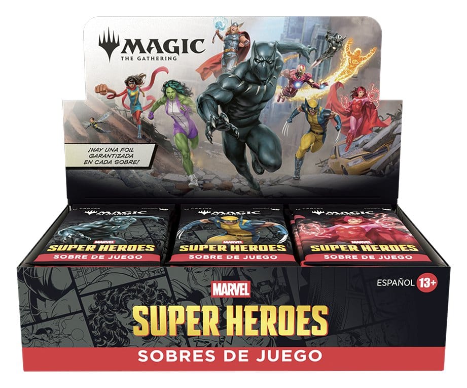 MAGIC: MARVEL SUPER HEROES - SOBRES DE JUEGO CAJA (ESP)