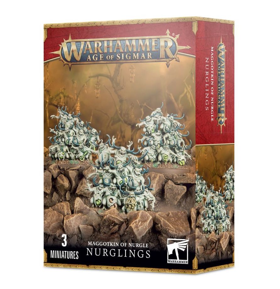 (97-18) AOS: MAGGOTKIN OF NURGLE - NURGLINGS