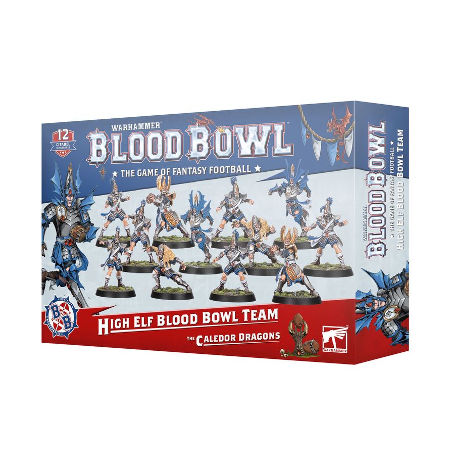 (202-62) BLOOD BOWL: HIGH ELF TEAM - THE CALEDOR DRAGONS