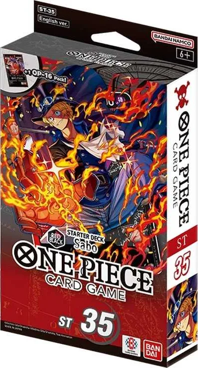 ONE PIECE: (RED-BLACK) SABO - STARTER DECK (ST-35) (ENG)