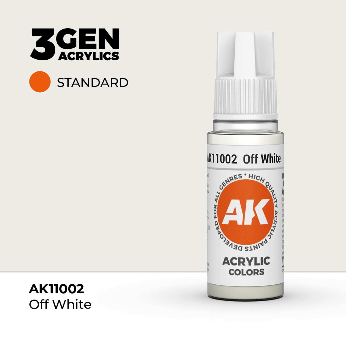 (AK11002) OFFWHITE (18ML) - STANDARD COLORS - 3GEN