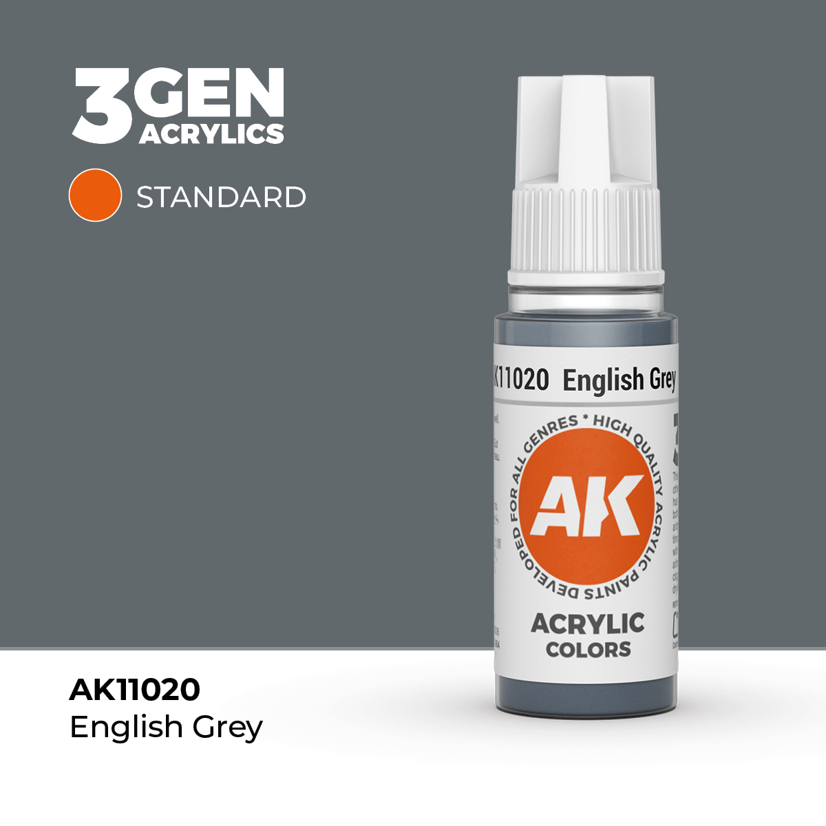 (AK11020) ENGLISH GREY (18ML) - STANDARD COLORS - 3GEN