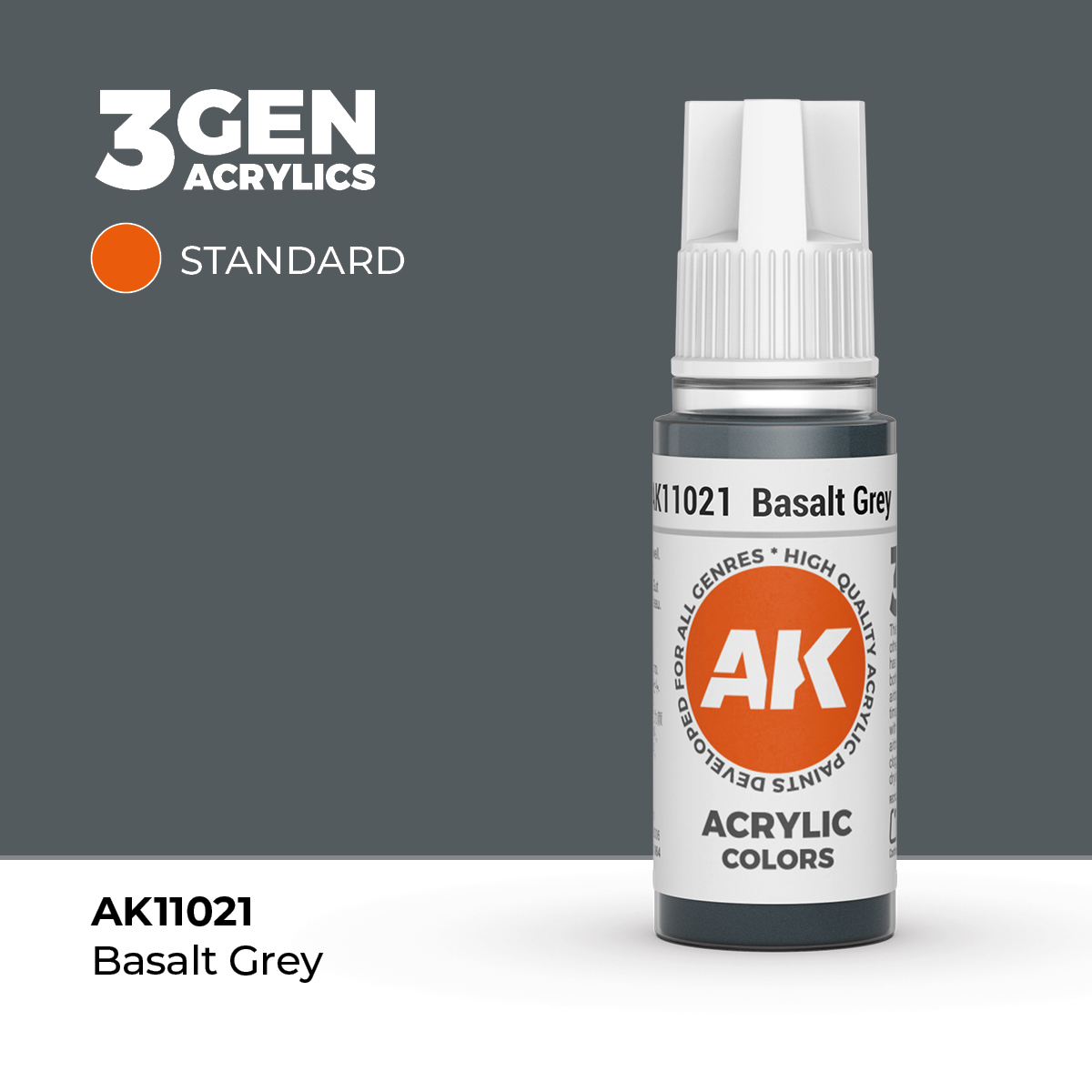 (AK11021) BASALT GREY (18ML) - STANDARD COLORS - 3GEN