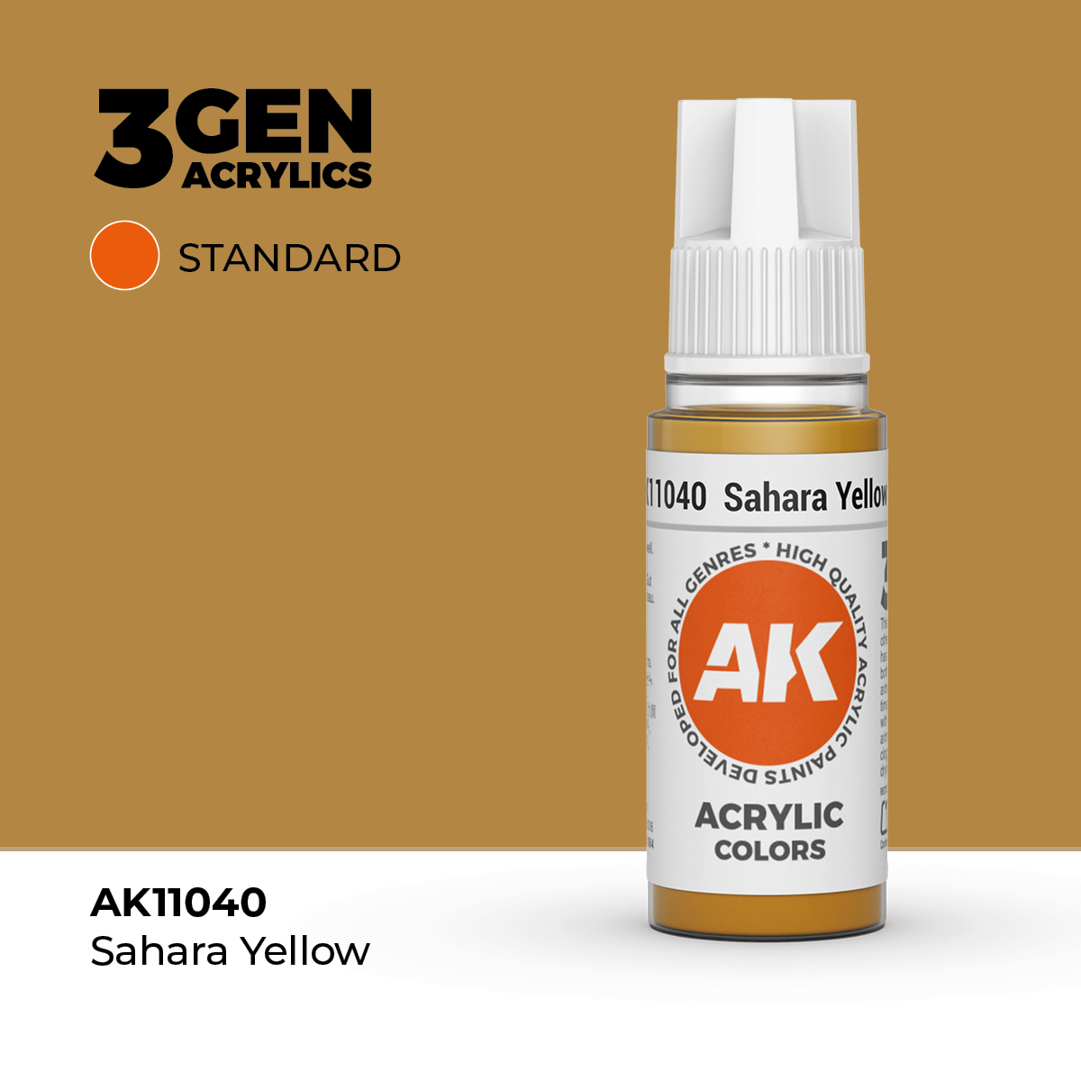 (AK11040) SAHARA YELLOW (18ML) - STANDARD COLORS - 3GEN