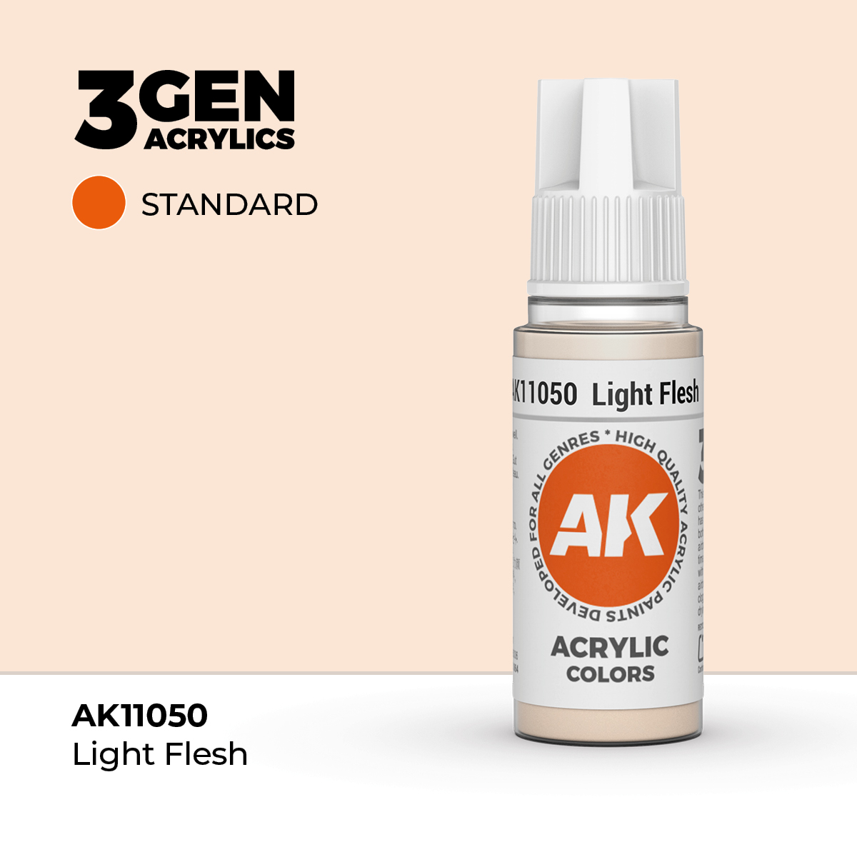 (AK11050) LIGHT FLESH (18ML) - STANDARD COLORS - 3GEN