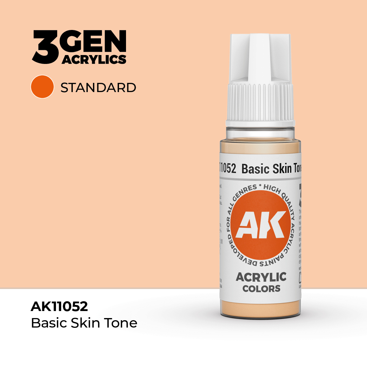 (AK11052) BASIC SKIN TONE (18ML) - STANDARD COLORS - 3GEN