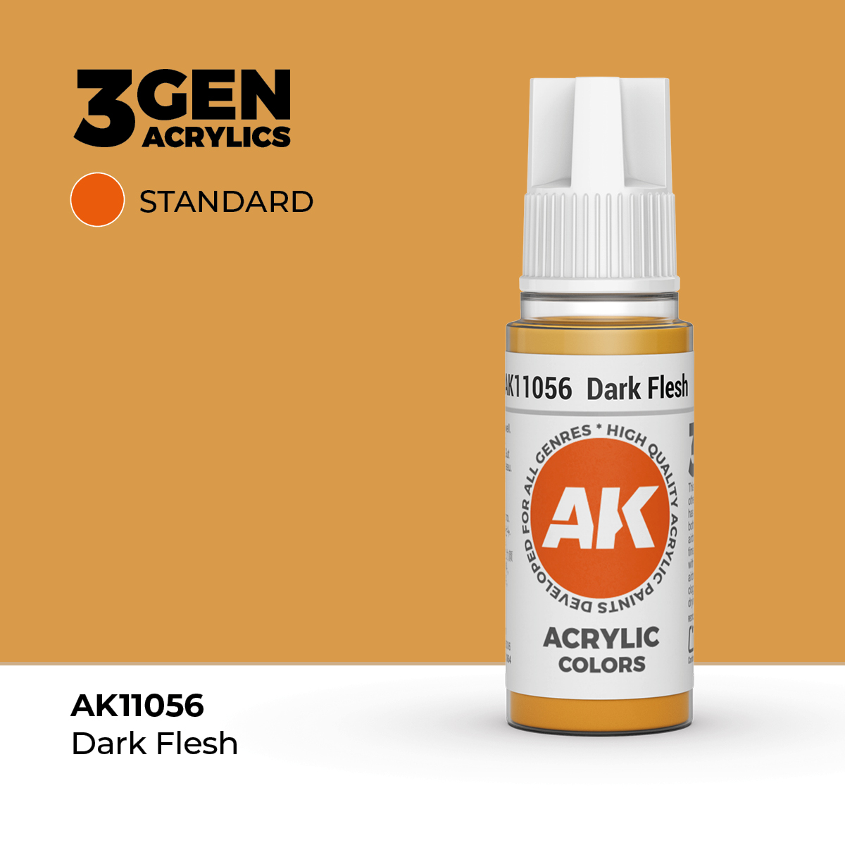 (AK11056) DARK FLESH (18ML) - STANDARD COLORS - 3GEN