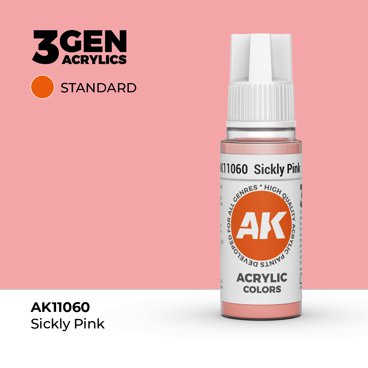 (AK11060) SICKLY PINK (18ML) - STANDARD COLORS - 3GEN