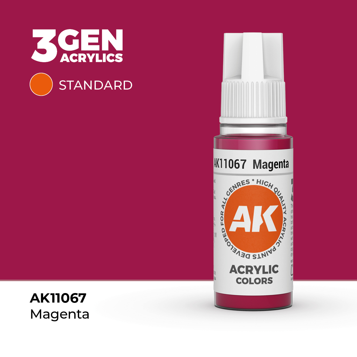 (AK11067) MAGENTA (18ML) - STANDARD COLORS - 3GEN