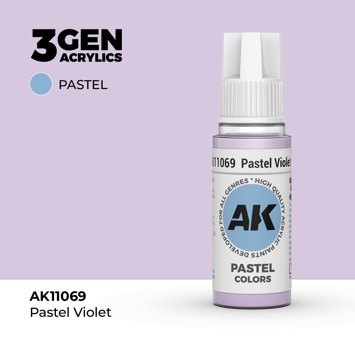 (AK11069) PASTEL VIOLET (18ML) - PASTEL COLORS - 3GEN