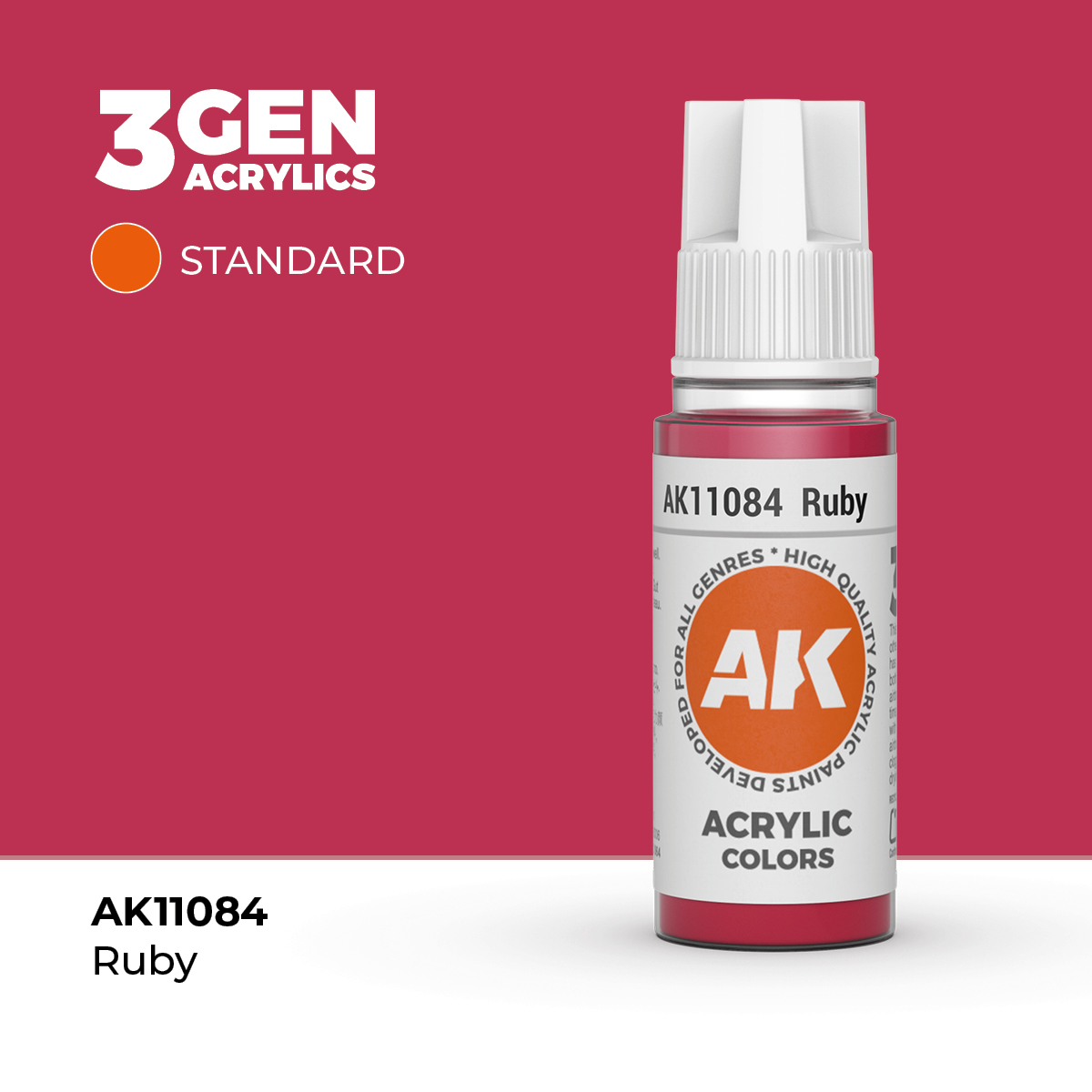 (AK11084) RUBY (18ML) - STANDARD COLORS - 3GEN