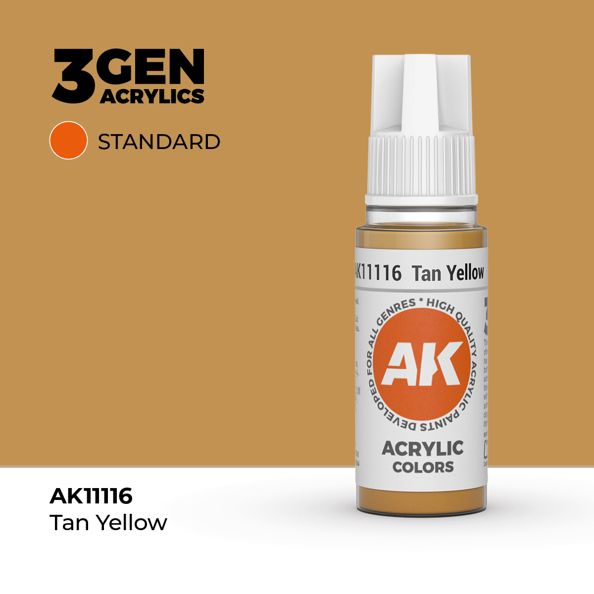 (AK11116) TAN YELLOW (18ML) - STANDARD COLORS - 3GEN