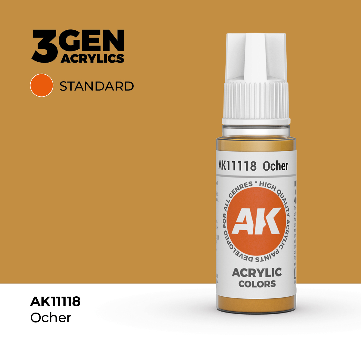 (AK11118) OCHRE (18ML) - STANDARD COLORS - 3GEN