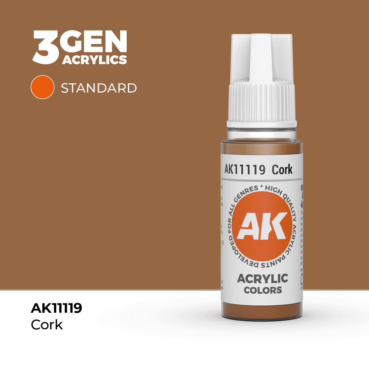 (AK11119) CORK (18ML) - STANDARD COLORS - 3GEN