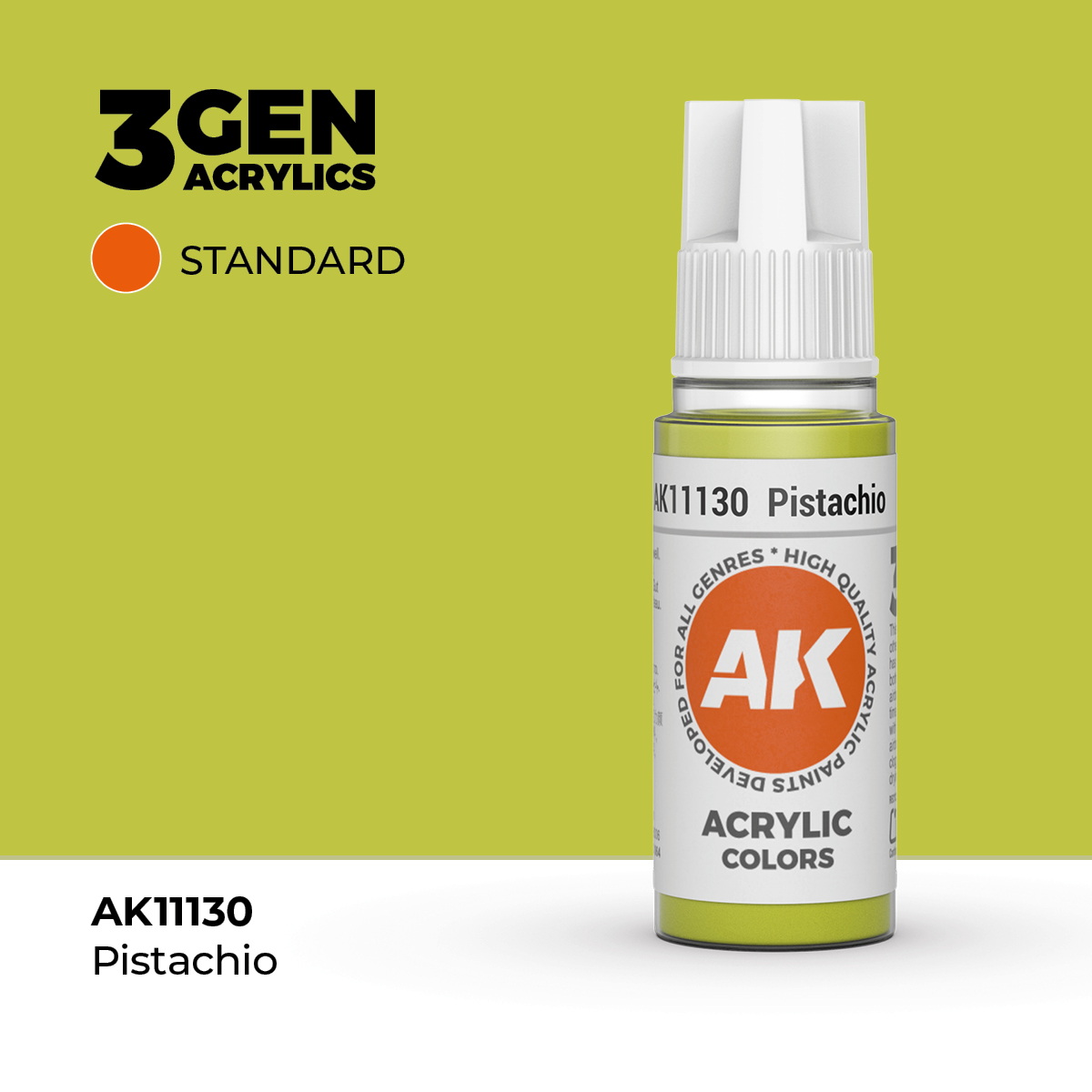 (AK11130) PISTACHIO (18ML) - STANDARD COLORS - 3GEN