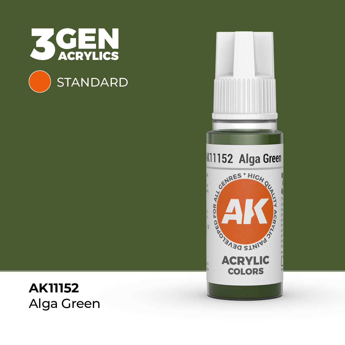 (AK11152) ALGA GREEN (18ML) - STANDARD COLORS - 3GEN