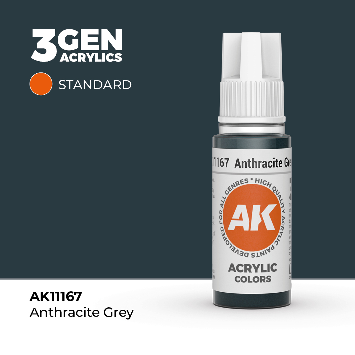 (AK11167) ANTHRACITE GREY (18ML) - STANDARD COLORS - 3GEN