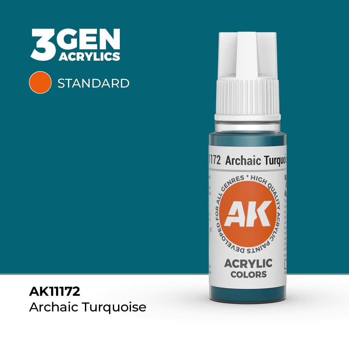 (AK11172) ARCHAIC TURQUOISE (18ML) - STANDARD COLORS - 3GEN