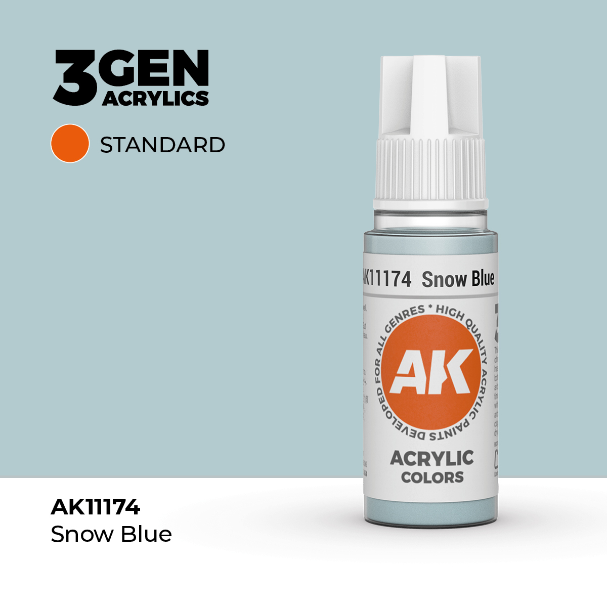 (AK11174) SNOW BLUE (18ML) - STANDARD COLORS - 3GEN