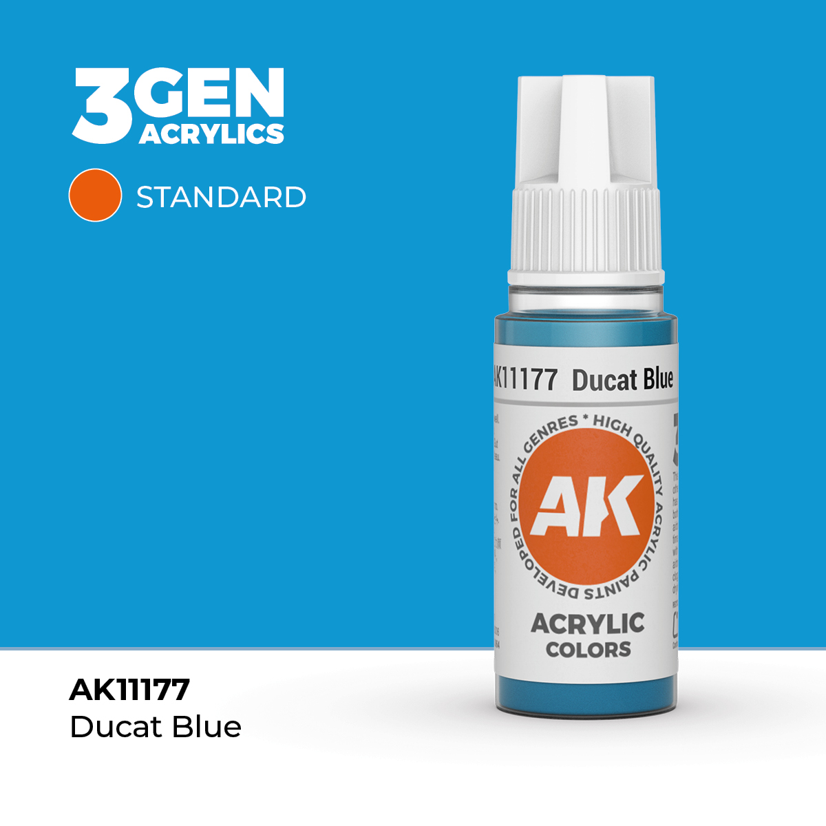 (AK11177) DUCAT BLUE (18ML) - STANDARD COLORS - 3GEN