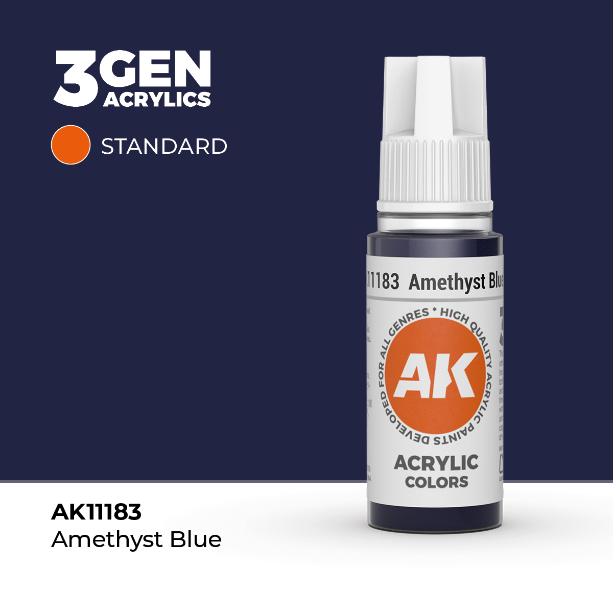(AK11183) AMETHYST BLUE (18ML) - STANDARD COLORS - 3GEN