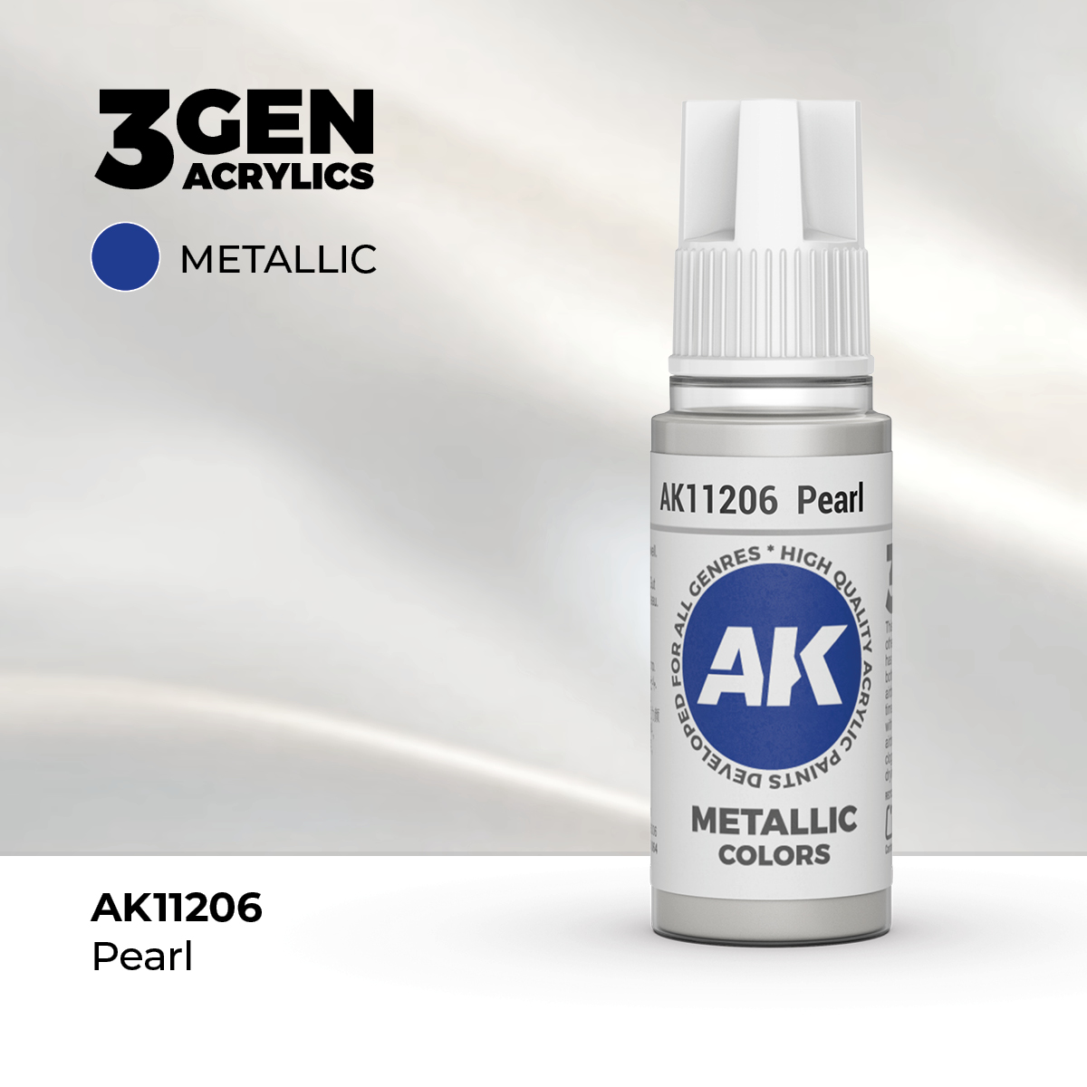(AK11206) PEARL (18ML) - METALLIC COLORS - 3GEN