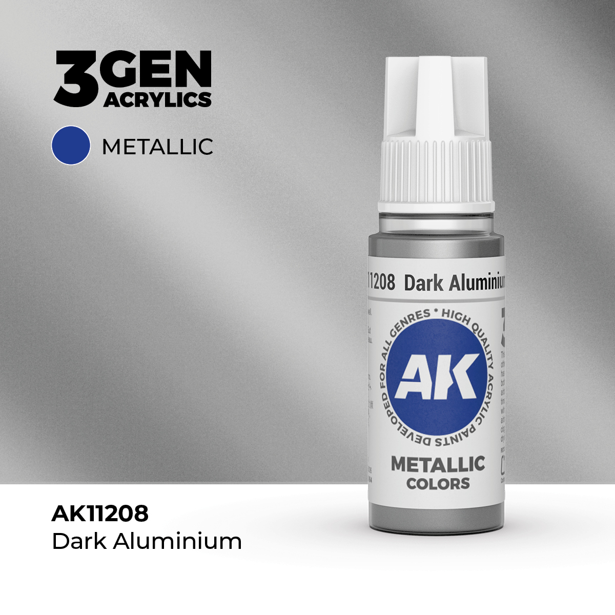 (AK11208) DARK ALUMINIUM (3GEN) - METALLIC COLORS - 3GEN