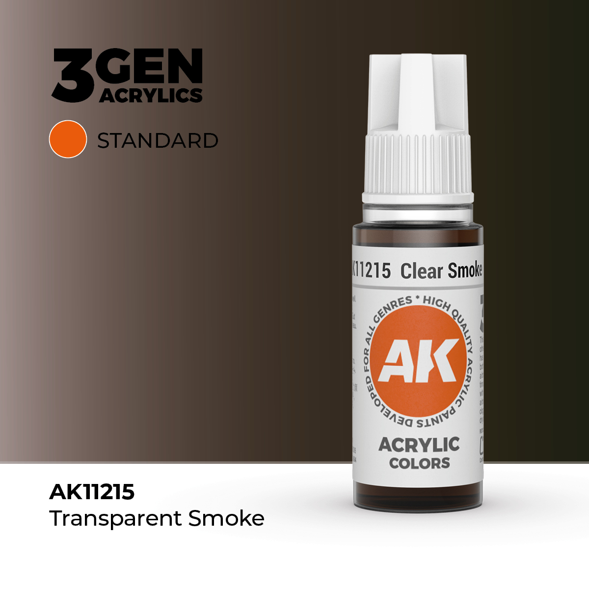 (AK11215) CLEAR SMOKE (18ML) - STANDARD COLORS - 3GEN
