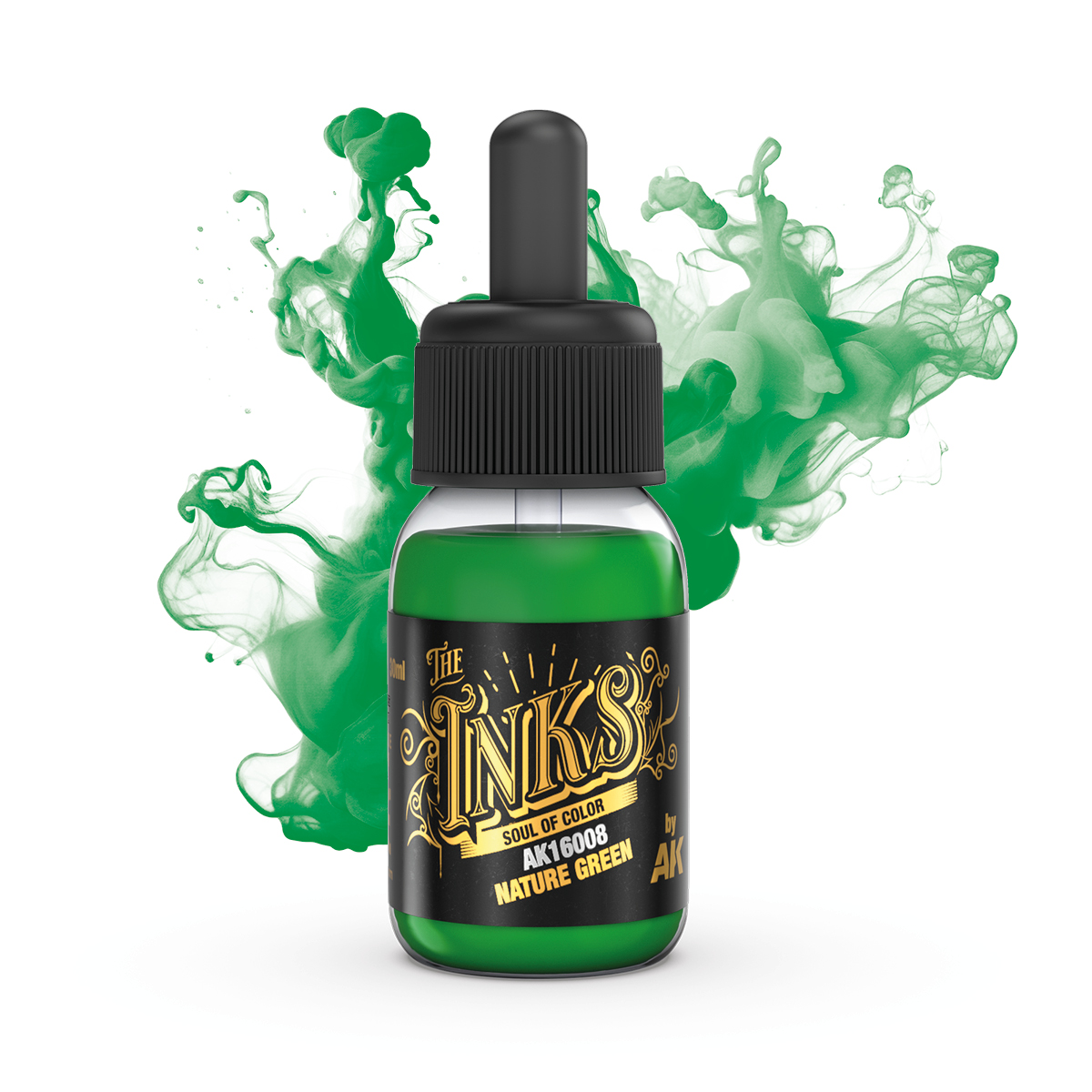 (AK16008) NATURE GREEN (30ML) - THE INKS