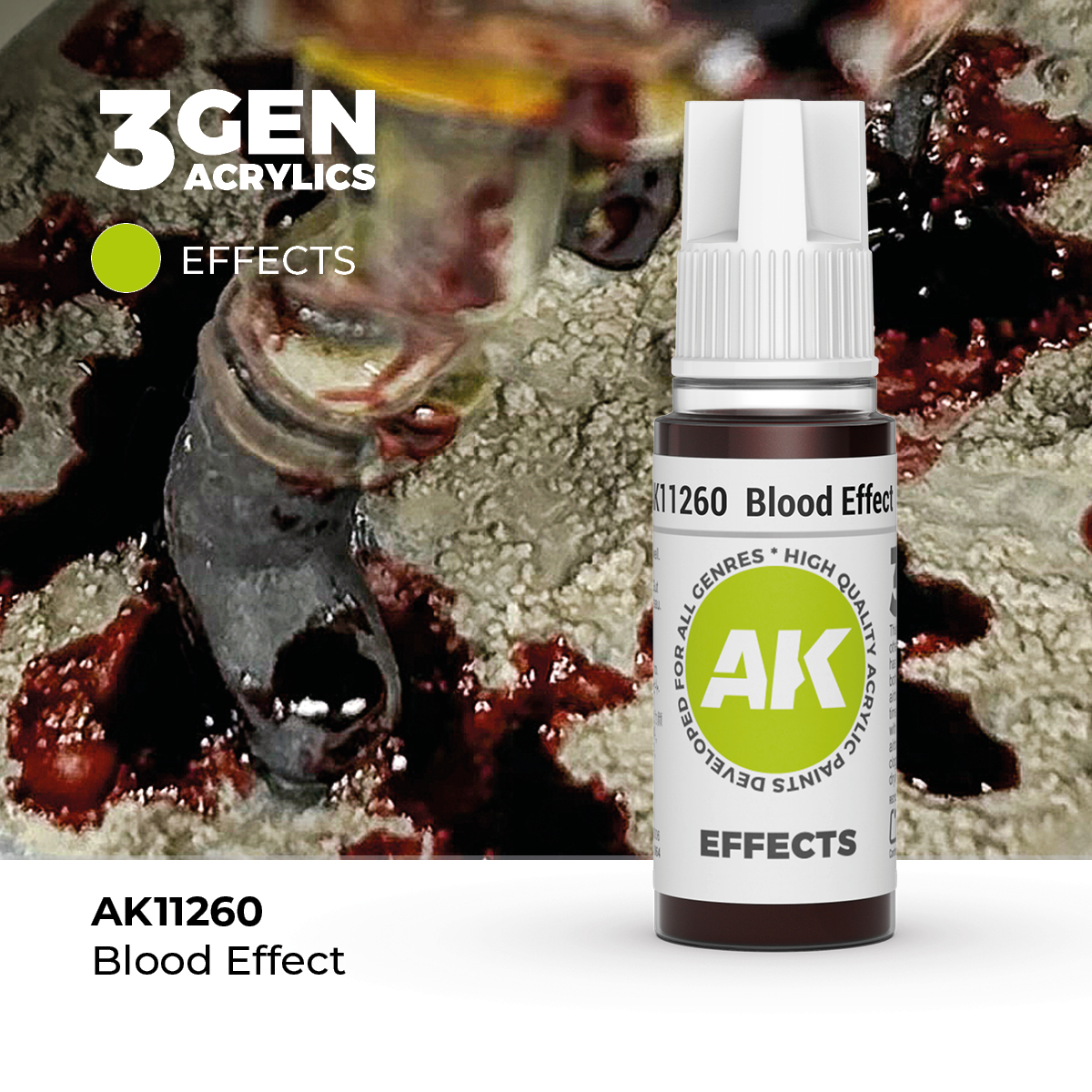 (AK11260) BLOOD EFFECT (18ML) - EFFECTS - 3GEN