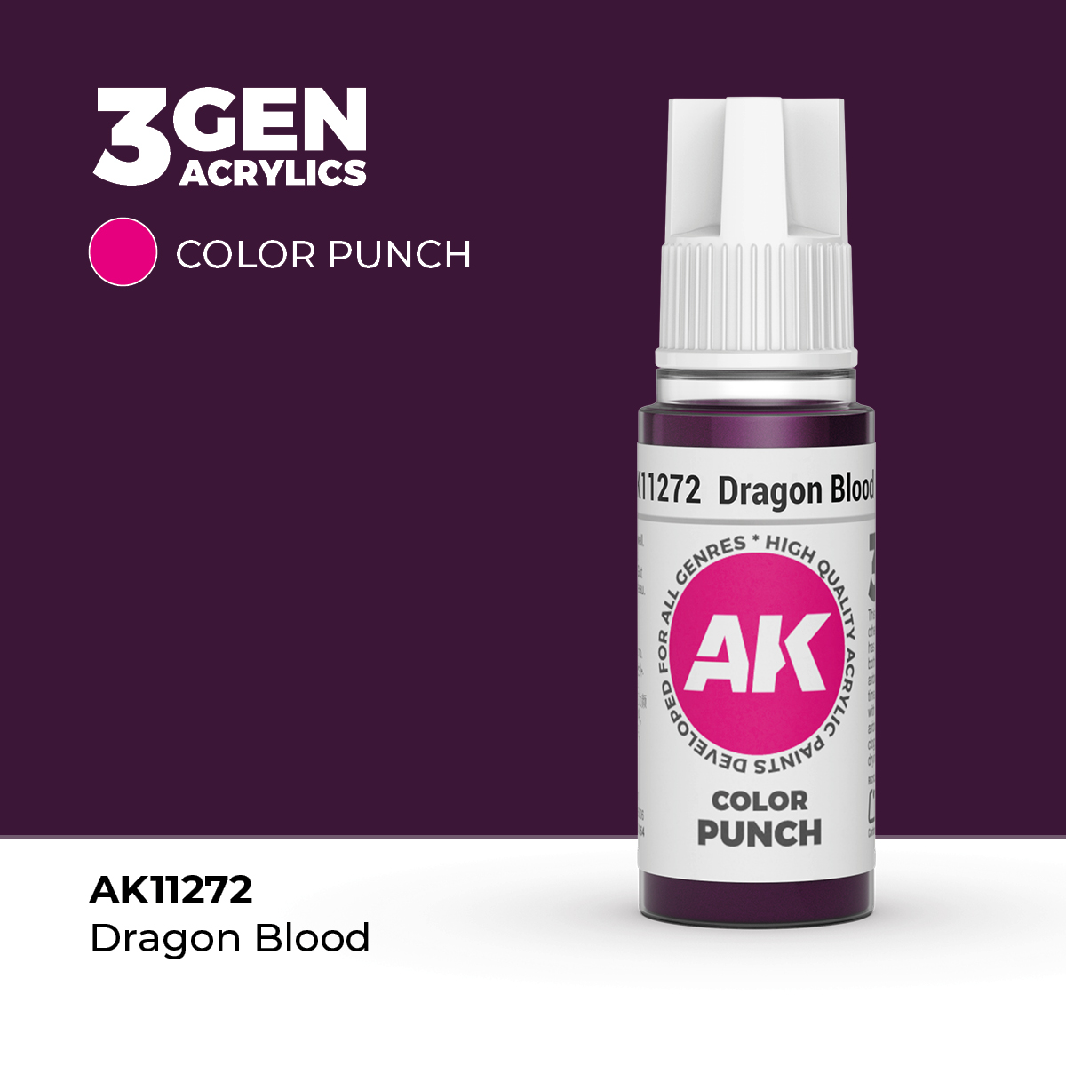 (AK11272) DRAGON BLOOD (18ML) - PUNCH COLORS - 3GEN