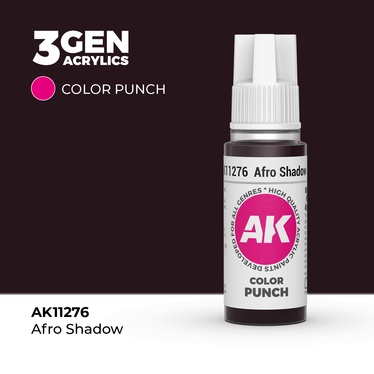 (AK11276) AFRO SHADOW (18ML) - PUNCH COLORS - 3GEN