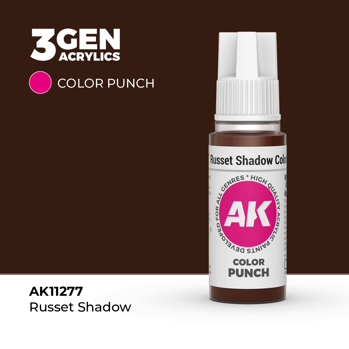 (AK11277) RUSSET SHADOW (18ML) - PUNCH COLORS - 3GEN