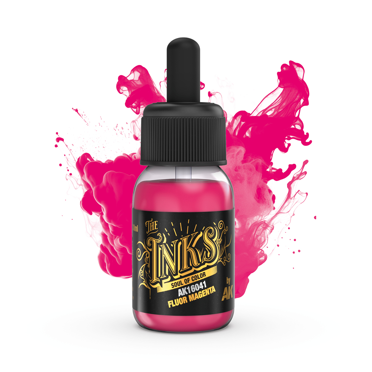 (AK16041) FLUOR MAGENTA (30ML) - THE INKS