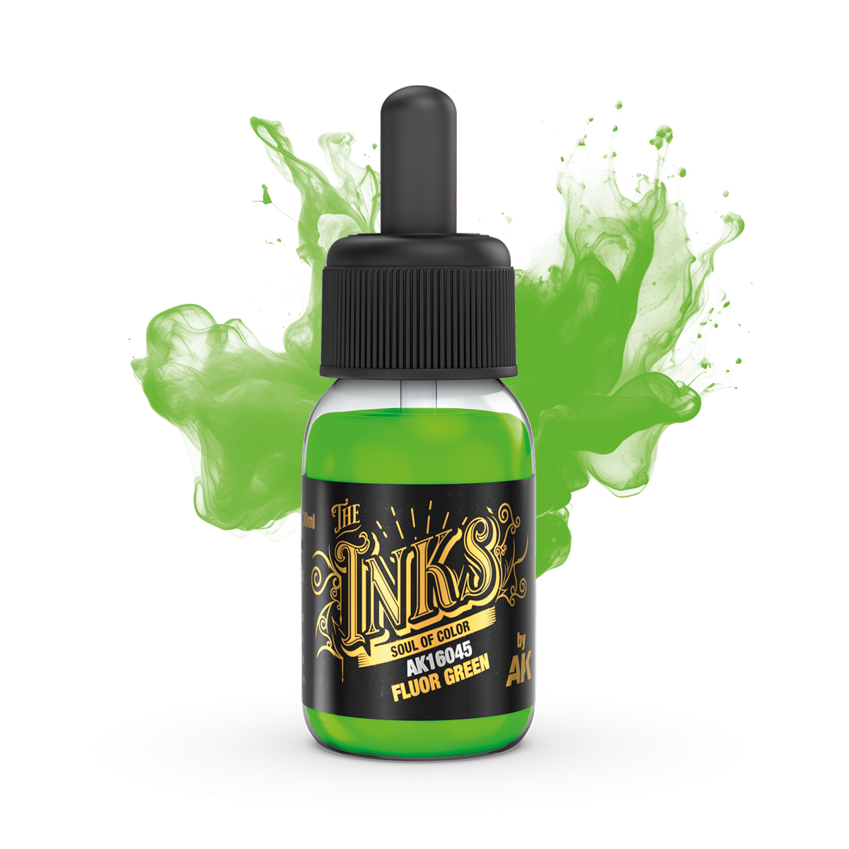 (AK16045) FLUOR GREEN (30ML) - THE INKS