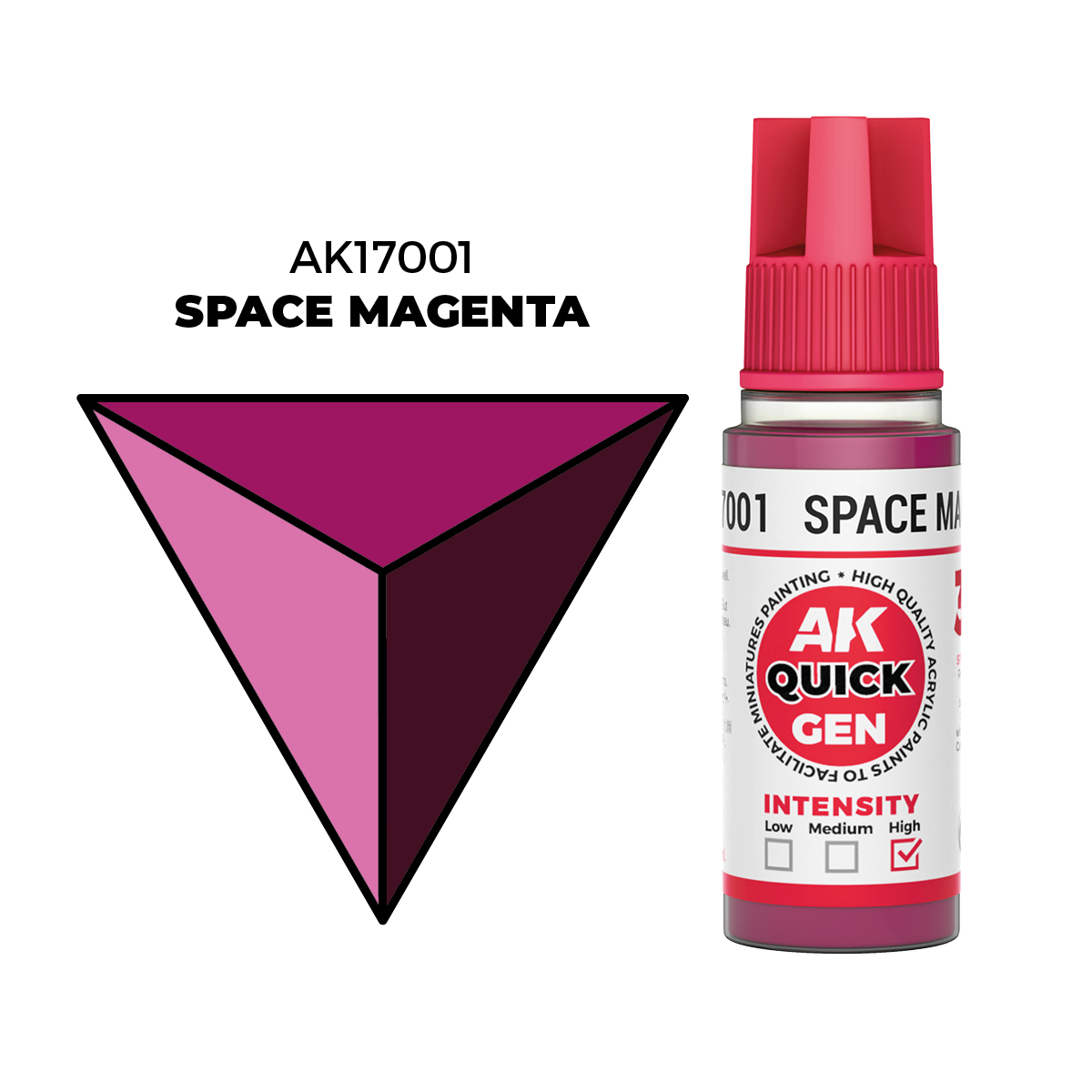 (AK17001) SPACE MAGENTA (18ML) - QUICK GEN COLORS