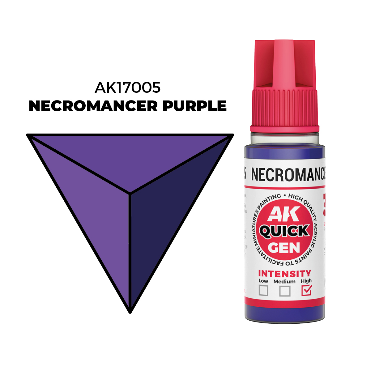 (AK17005) NECROMANCER PURPLE (18ML) - QUICK GEN COLORS
