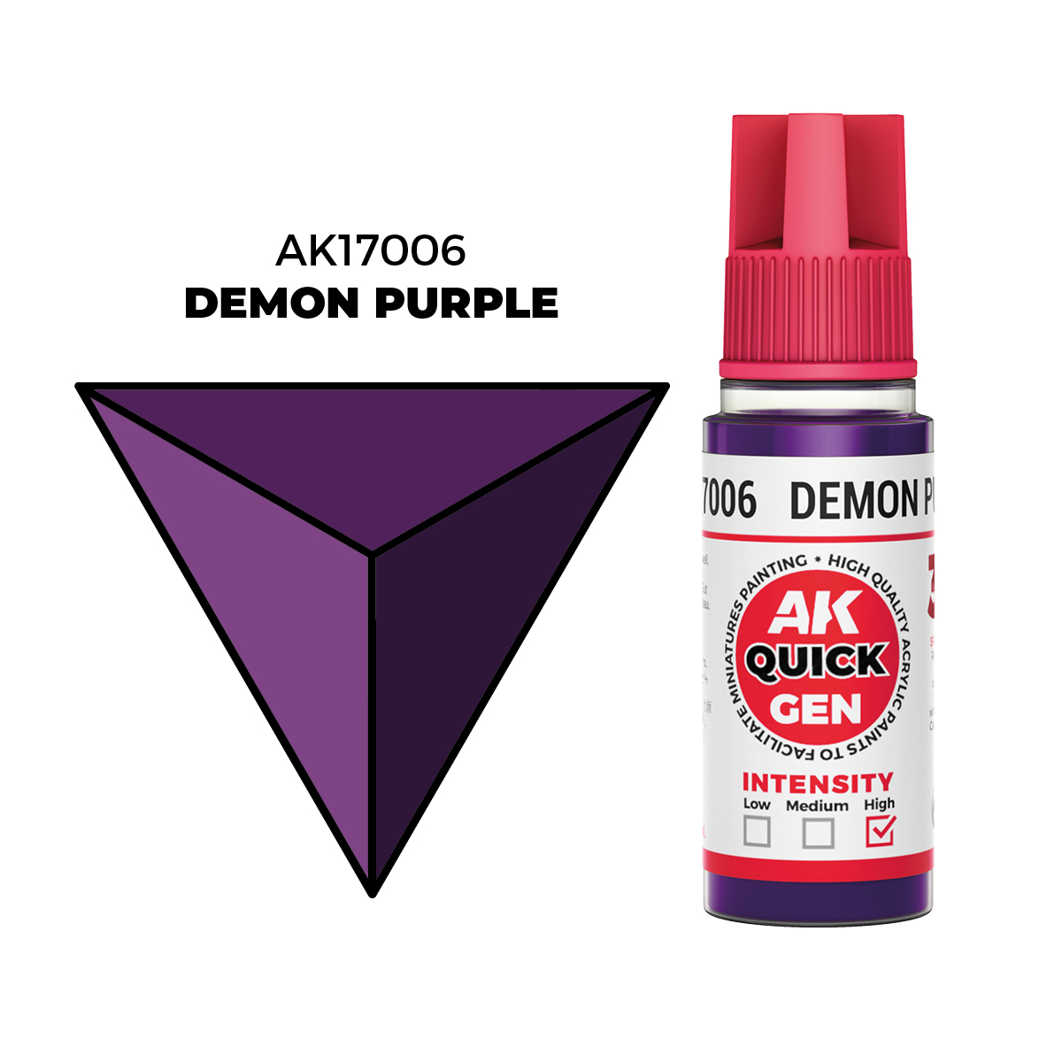 (AK17006) DEMON PURPLE (18ML) - QUICK GEN COLORS