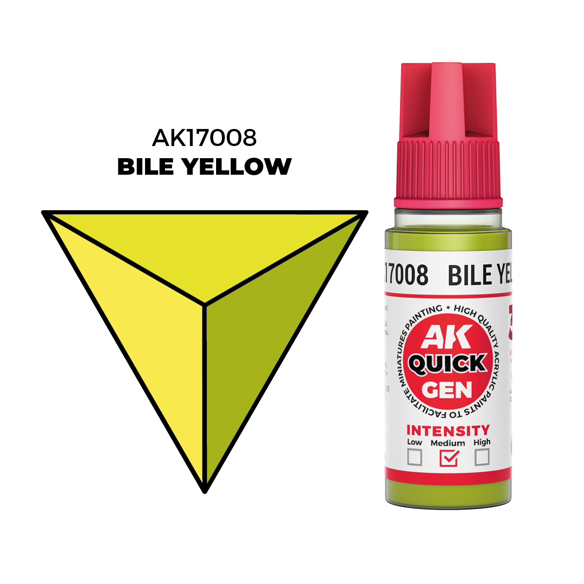 (AK17008) BILE YELLOW (18ML) - QUICK GEN COLORS