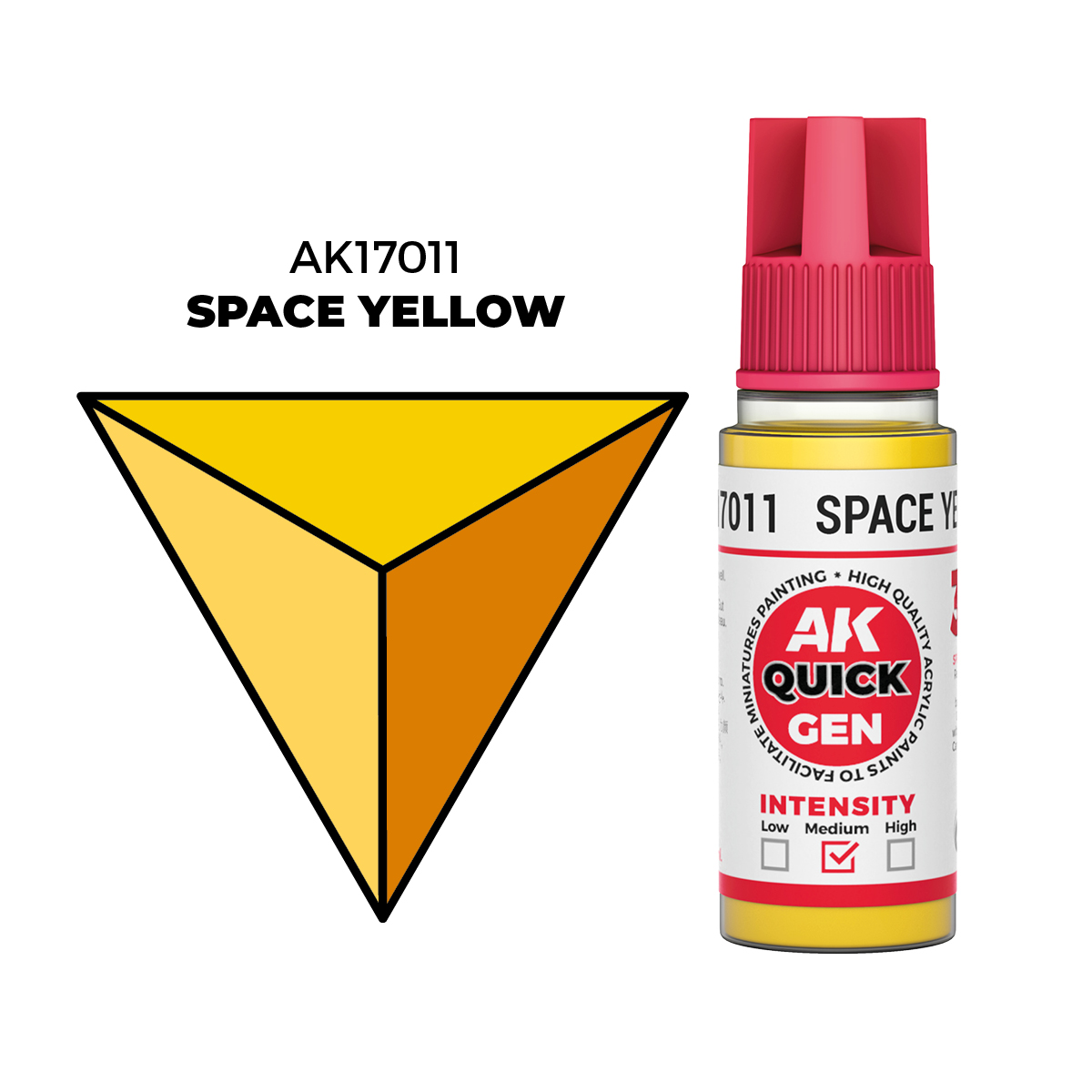 AK17011 SPACE YELLOW (18ML) - QUICK GEN COLORS