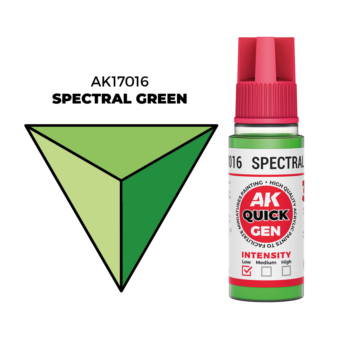(AK17016) SPECTRAL GREEN (18ML) - QUICK GEN COLORS