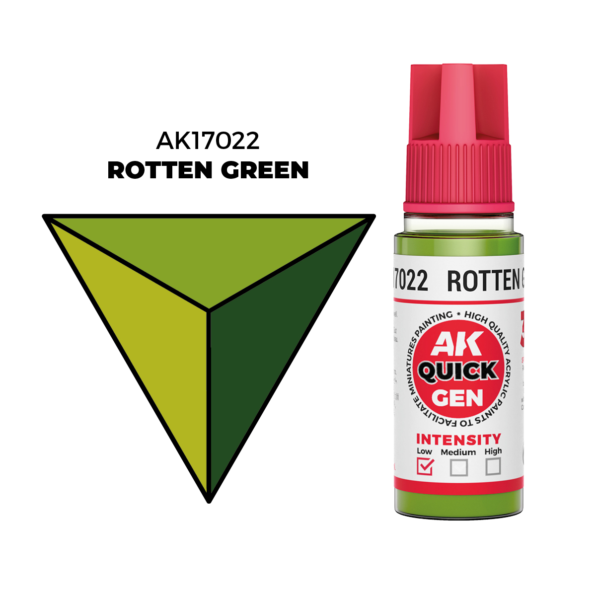 (AK17022) ROTTEN GREEN (18ML) - QUICK GEN COLORS