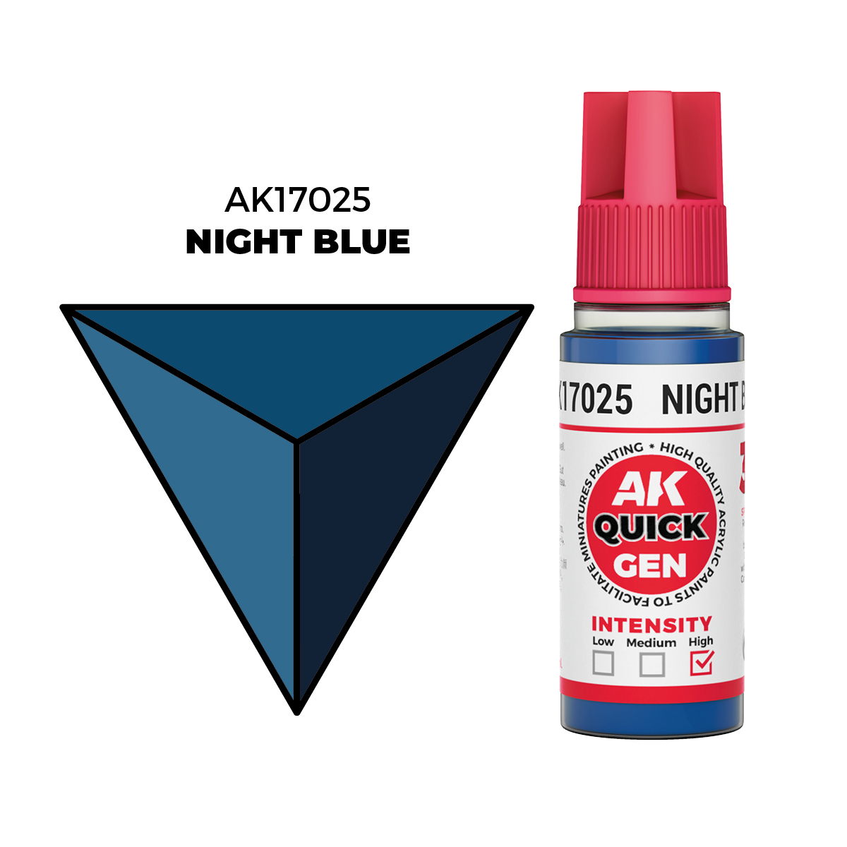 (AK17025) NIGHT BLUE (18ML) - QUICK GEN COLORS