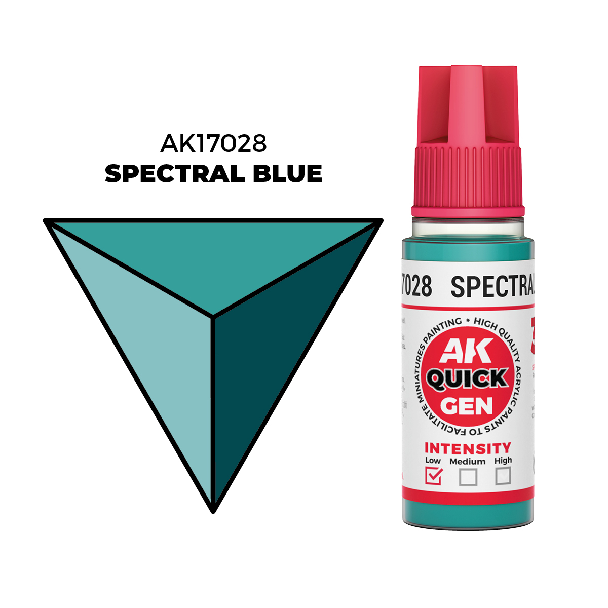 (AK17028) SPECTRAL BLUE (18ML) - QUICK GEN COLORS