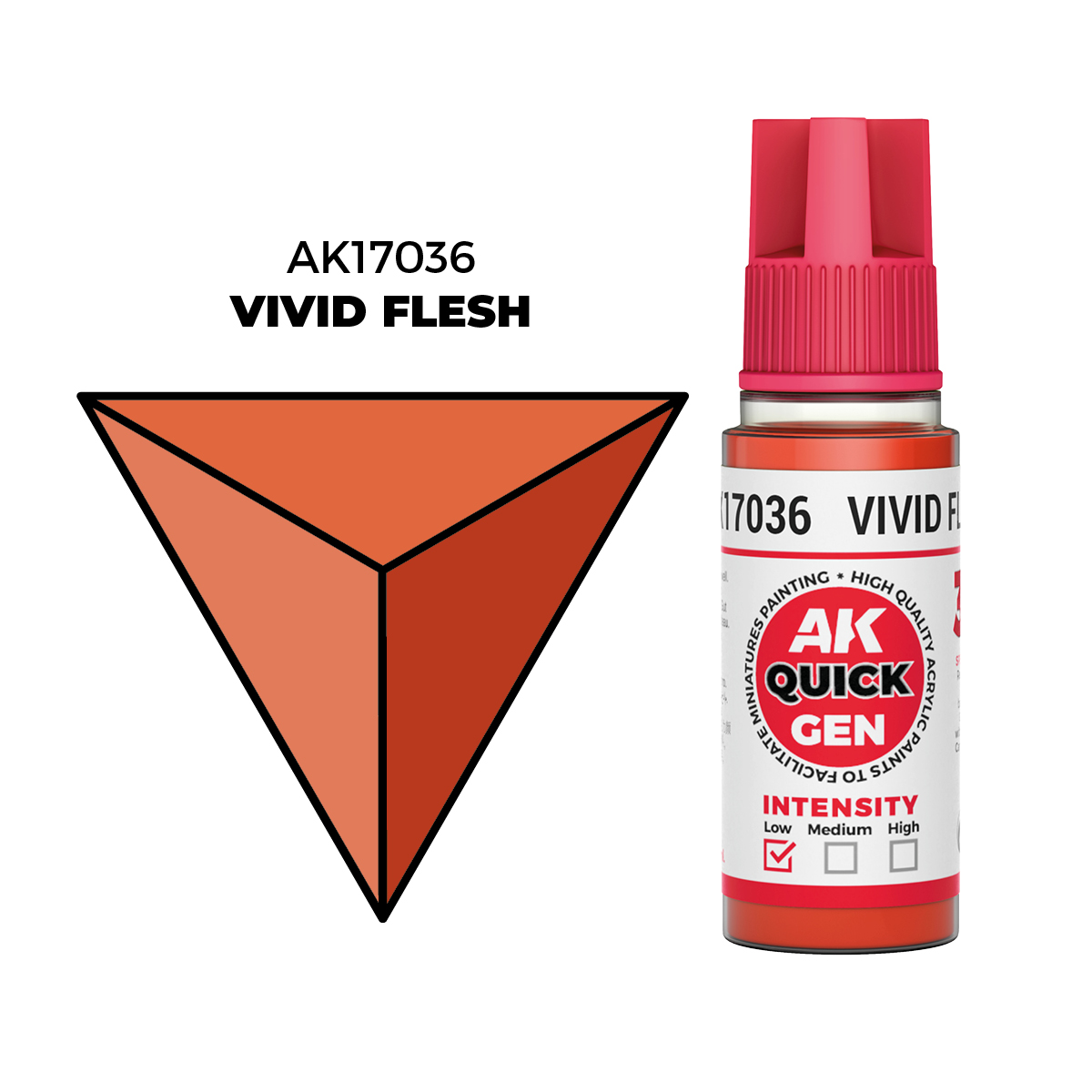 (AK17036) VIVID FLESH (18ML) - QUICK GEN COLORS
